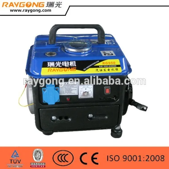 650w camping use gasoline manual generator set
