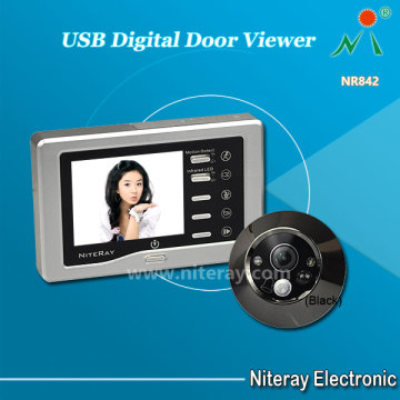 Detective Digital Video Peephole Spy Pin Hole Door Camera Door Bell Motion Detection