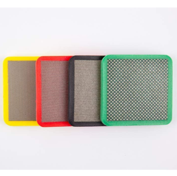 DIAMOND Top 1 Flexible Electroplated Pro-Pad Hand Polishing Sponge 75x75x10mm Grit 60-120-200-400 for Pottery Grinding