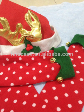 Gaya Natal 160n Jarum Kapas Desain Usa UK Grils Socks