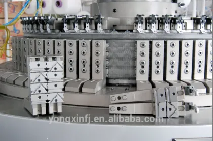 Double Knitting Method and Flat Knitting Style circular knitting machine