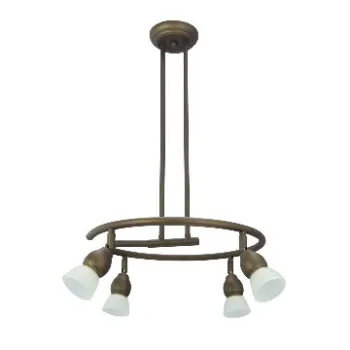 Wave 4-Head Track Lighting Fixture
