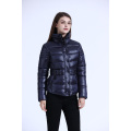 ladies coat with belt,made of 100% polyester vendors