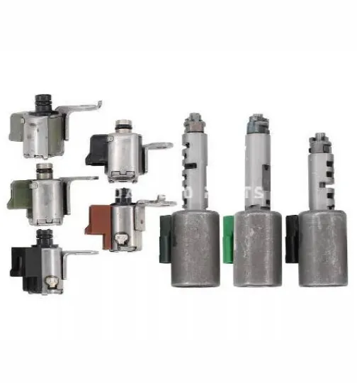Transmission Solenoids Set for Saab, Chevrolet, Volvo, Nissan: AW55-50SN, AW55-51SN, AF33-5, AW235, RE5F22A - 8pcs