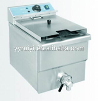 2015 hot sell 12 liters desktop commercial electric potato fryer