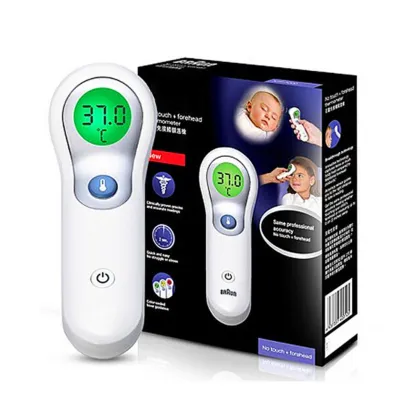 Ear thermometer paper and plastic medical packaging box