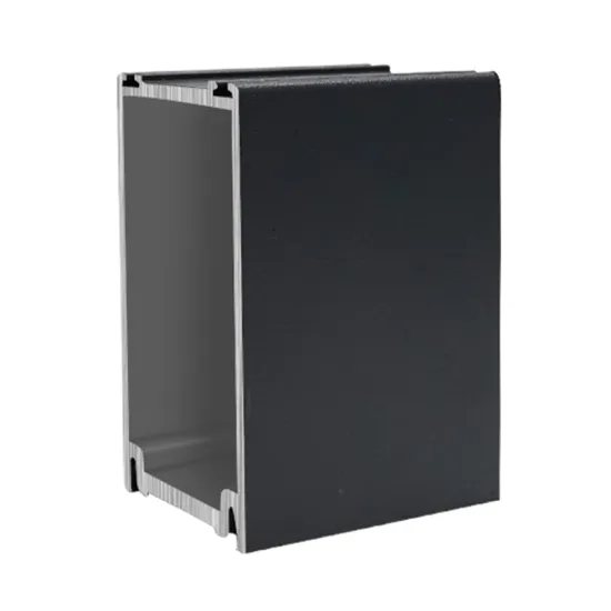 Black Anodized 6063 T5 Aluminum Extrusion Profiles for Windows and Doors