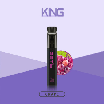 IGet King Original Disposable Vape Dispositif glacé Grape