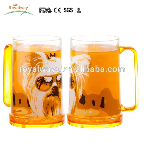 Clear popular with gel frosty mug