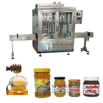 Honey Peanut Butter Shower Gel Chili Sauce Filling and Capping Machine