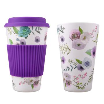 Eco-Friendly Custom Heat-Resistant and Anti-Slip Silicone Cup Cover Lid Mug Sleeve