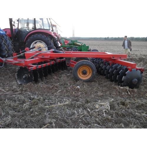 Symmetrical heavy duty disc harrow