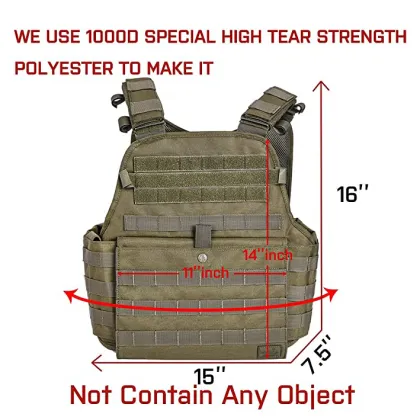 Classic Coyote 600D Polyester Tactical Vest for Shooting Training