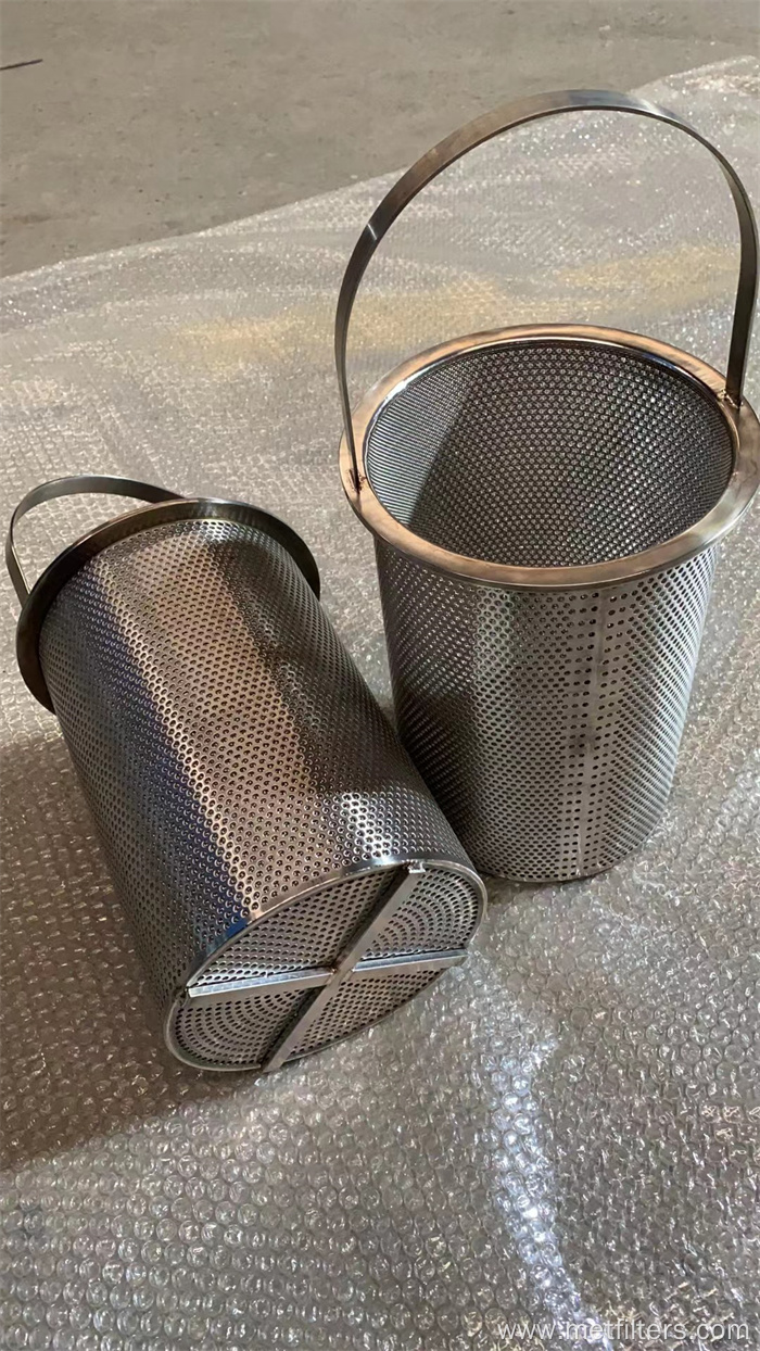 DN50 Stainless Steel Mesh Basket Filter