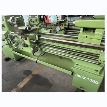 CD6150A 1500mm Manual Machine مخرطة - تستخدم مخرطة معدنية عالية الدقة مع مظهر كبير