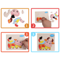 Intelligenza Bambini Educational Toy Cartone Animale Puzzle 3D in legno