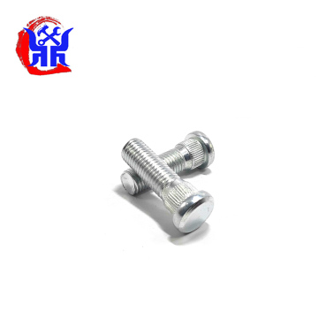 Zinc Plated Silver M14X1.5 Wheel Knurl Hub Stud Bolt for Toyota Lexus