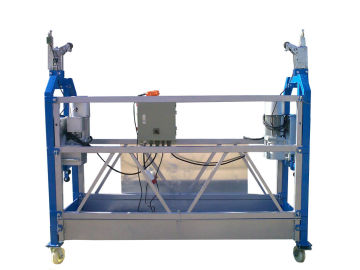 Aluminum Suspended Working Platform 50hz 3 Phase Zlp500 With 2 Aluminum Alloy Platform