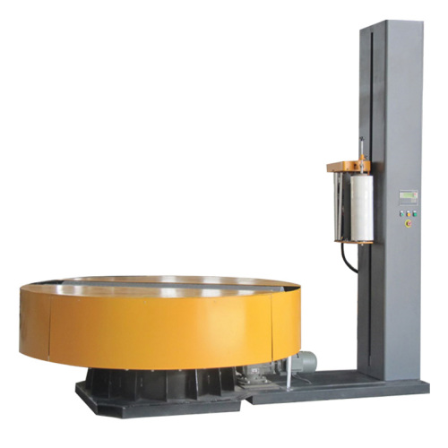 Reel stretch film wrapping machine