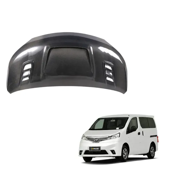 Auto Body Parts Front Bonnet Car Accessories Carbon Fiber Engine Cover Hood For Nissan NV200 2010-2018 Engine Hoods