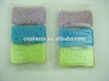 3Pcs bath sponge