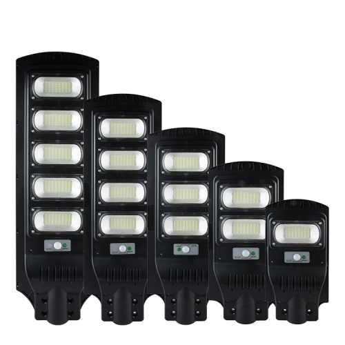 60W 120W 180W 240W 300W tudo em um poste de luz solar LED