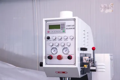 Horizontal direction glass drilling machine