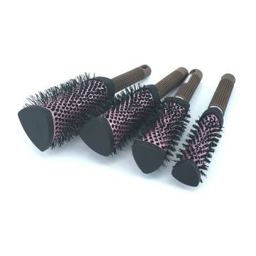 Ceramic Ionic Hair Brush with Nano Technology for Salon Use