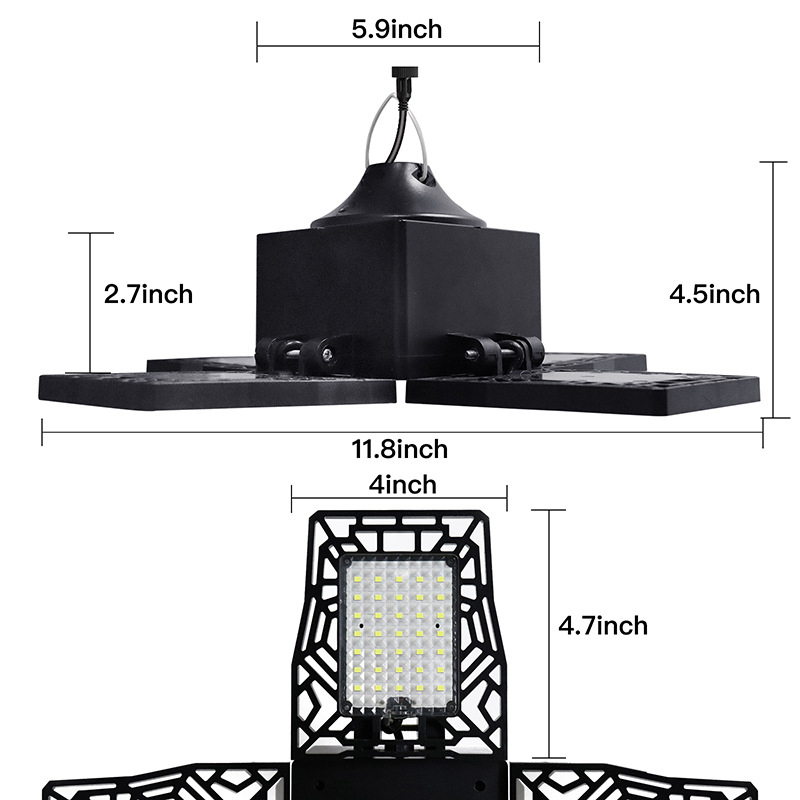 Solar Pendant Lights Adjustable 1000lm Ip65