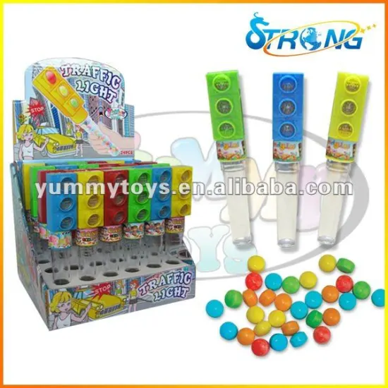 Traffic Light Tube Game Candy Toy