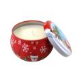 Luxury Christmas Coffee Cherry Blossom Scented Tin Candles