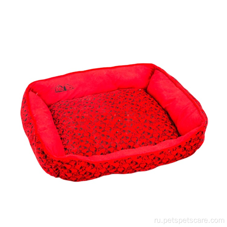Прекрасная роскошная кровать для домашних животных роскошной роскошной подушки