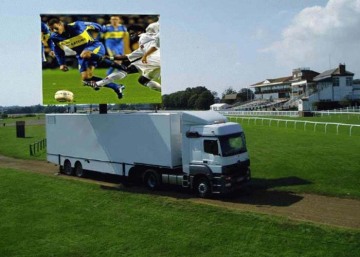 High Brightness Truck Advertising Video Wall Display Screen