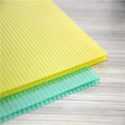 8mm yellow PC sun canopy board