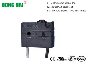 Waterproof Dustproof Micro Switch For Door Lock