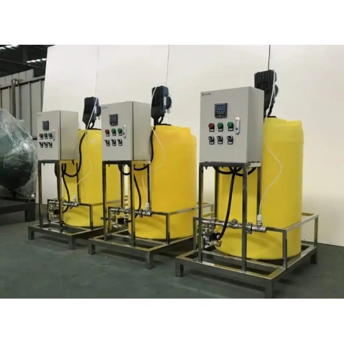 Máquina de dosagem de tratamento de água portátil