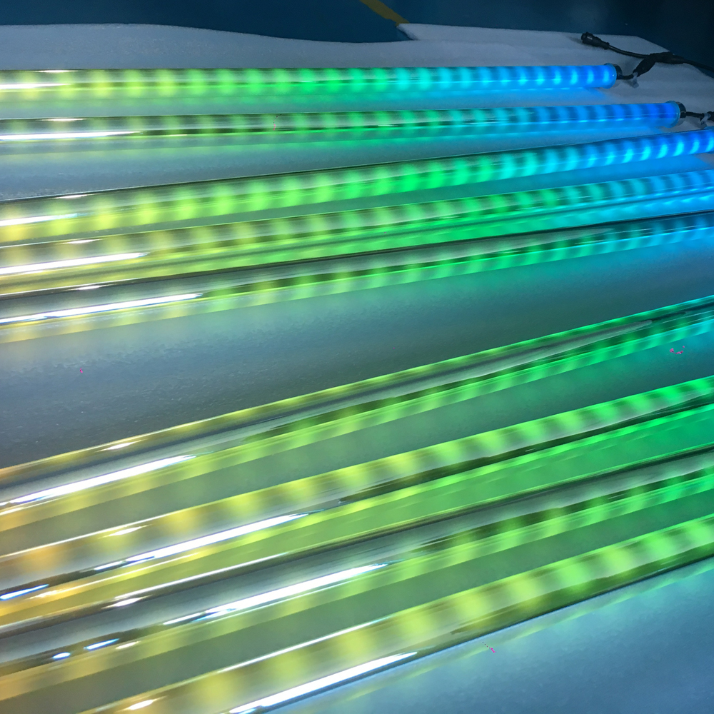 16PIXERS DMX RGB को नेतृत्व 3D ट्यूब प्रकाश