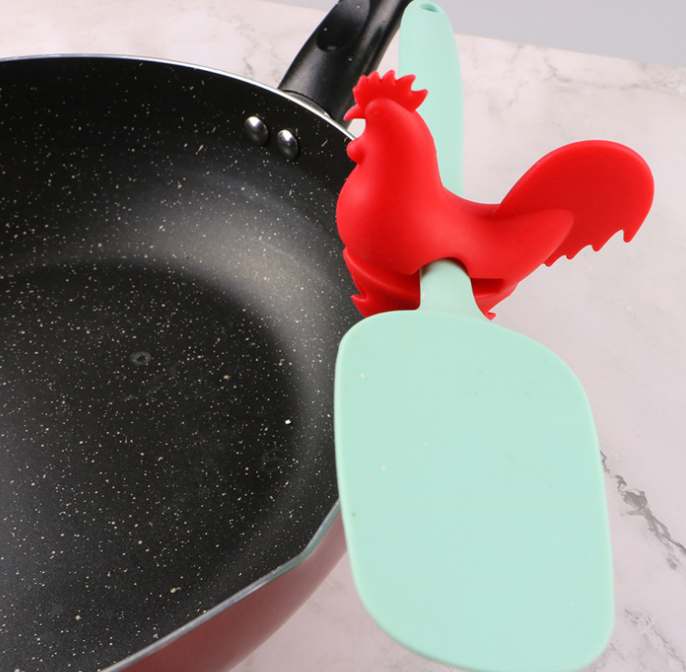 Silicone Hot Pot Lifter Spoon Holder