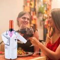 Bolsa de botella de vino de fieltro de lujo