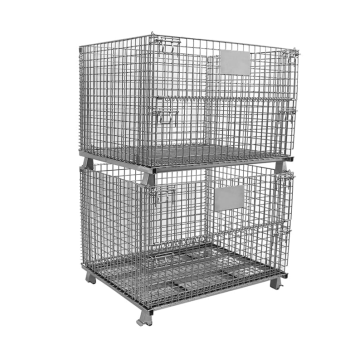 collapsible storage container storage cage container