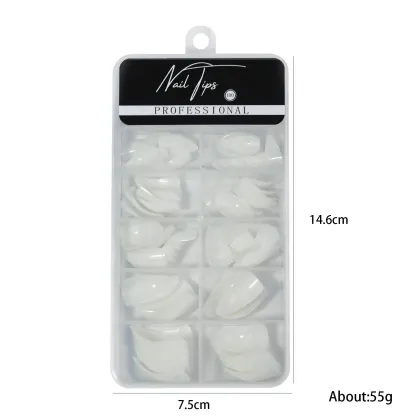 Hotsale Artificial Fingernails 100 pcs: Eagle Claw Half Cover False Nails