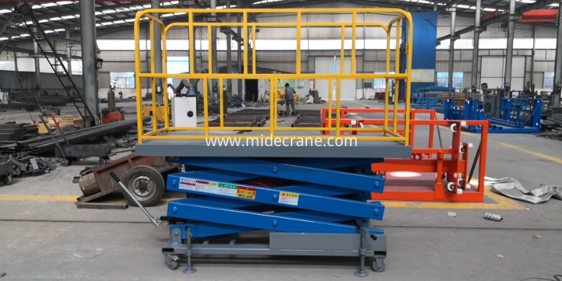 hydraulic manual scissor lift