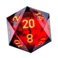 Bescon Dragon&#39;s Eye Ostry Zestaw Polyhedral Ności z 7, ręcznie robione Dragon&#39;s Eye Kości do gry w role