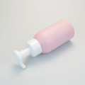 150ml 200ml 300ml 500ml Customizado Garrafa de bomba de espuma de alumínio rosa azul fosco com dispensador de espuma plástico