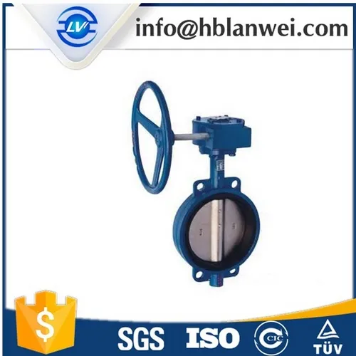 wafer turbine butterfly valve manually