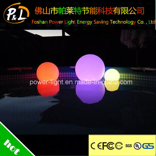 Luces al aire libre flotante impermeable recargable LED esfera