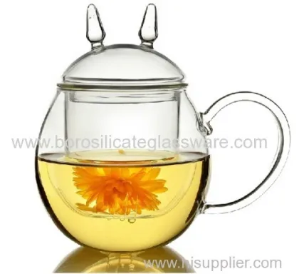 Cat Type Hand Blown Herbal Teas Glass Tea Cup 