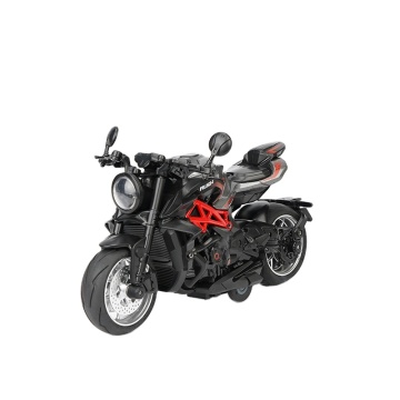 Diecast Alloy Racing Motorcycle Toy with Lights for Kids - Boy's Collectible Gift