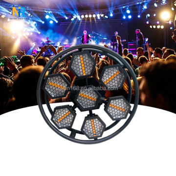 RUIEN 7pcs 60W LED RGB Stage Wash Pixel Light for Party: Brighten Your Event with Dynamic Lighting Effects