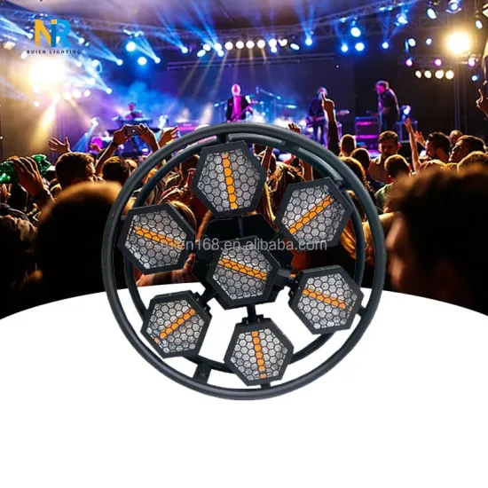RUIEN 7pcs 60W LED RGB Stage Wash Pixel Light for Party: Brighten Your Event with Dynamic Lighting Effects